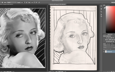 How To Draw A Portrait With Abstract Shapes