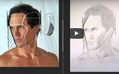 Rotating Portrait Drawing Techniques