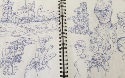 P.K.’s Sketchbook Drawings