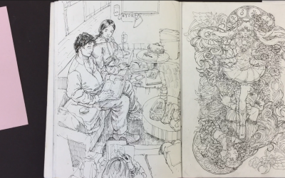 Rex’s Sketchbook – Lot’s of Pencil Mileage