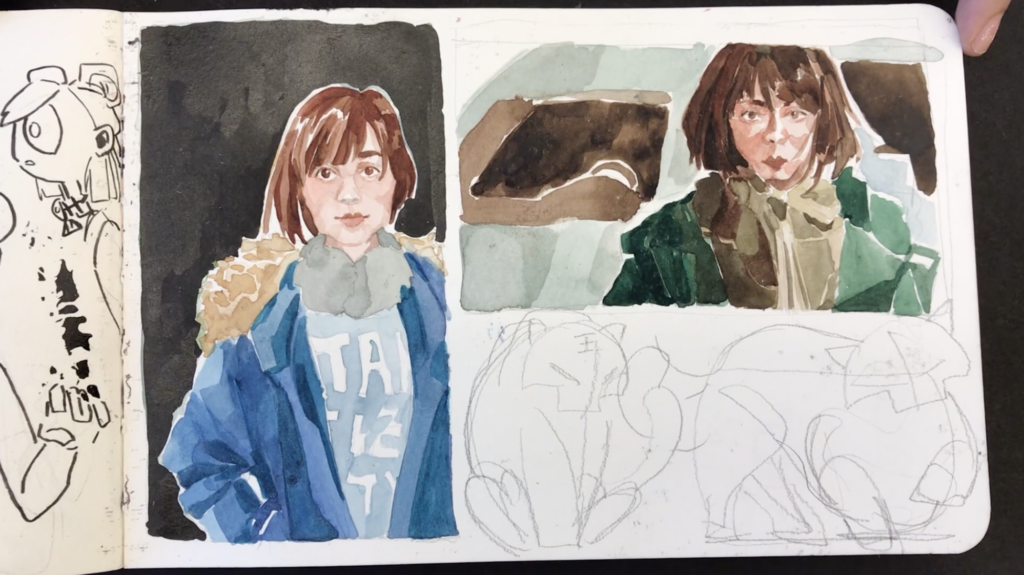 Song’s sketchbook Visiting Student Day Drawing Tutorials Online Blog